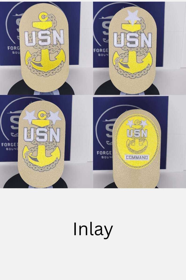 Chief Ribbon Personalized | US Navy Anchor Box–chief, Senior Chief & Master Chief ...