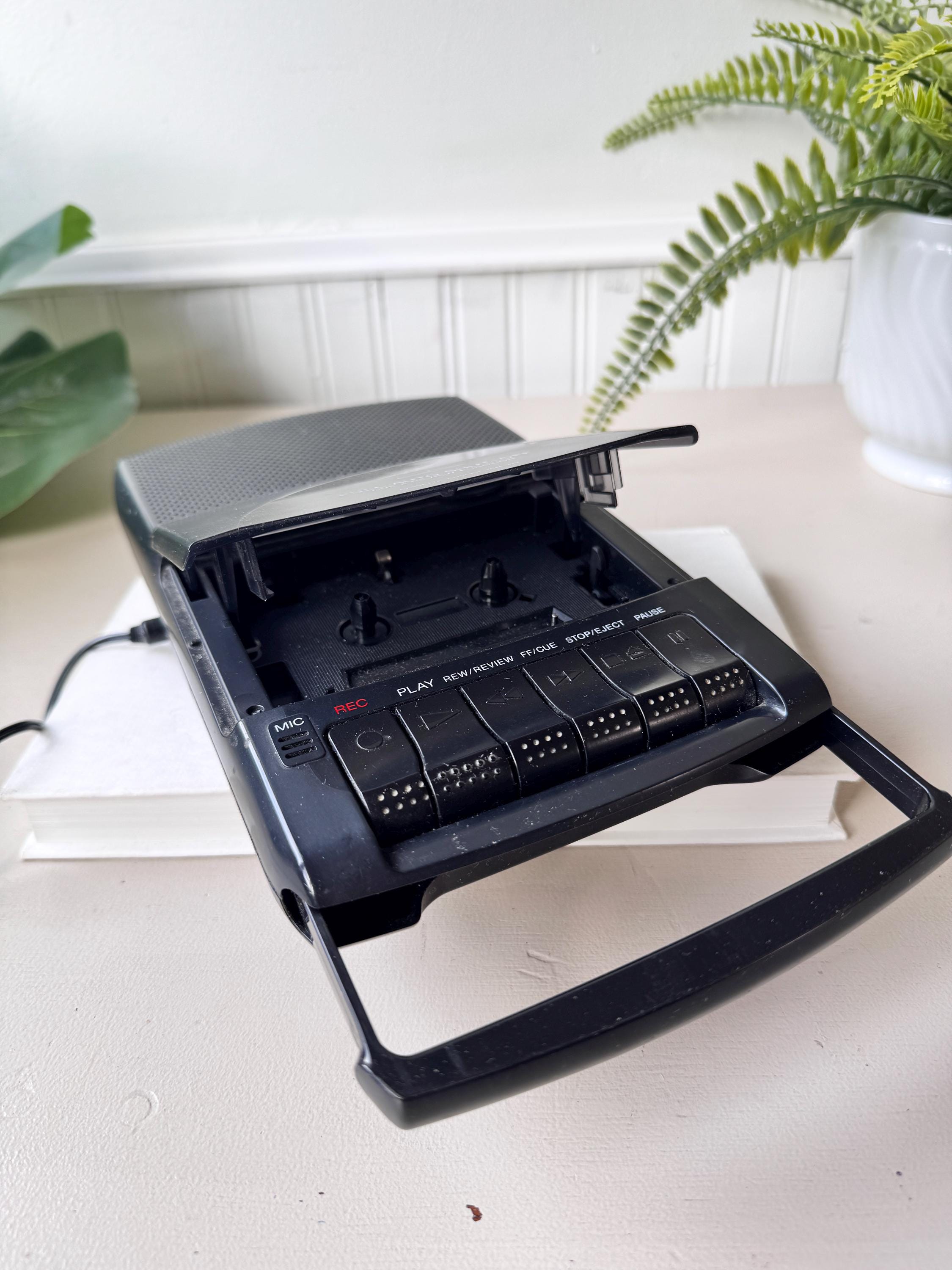 Vintage 1990s Sony Pressman Cassette Recorder TCM-929, Retro