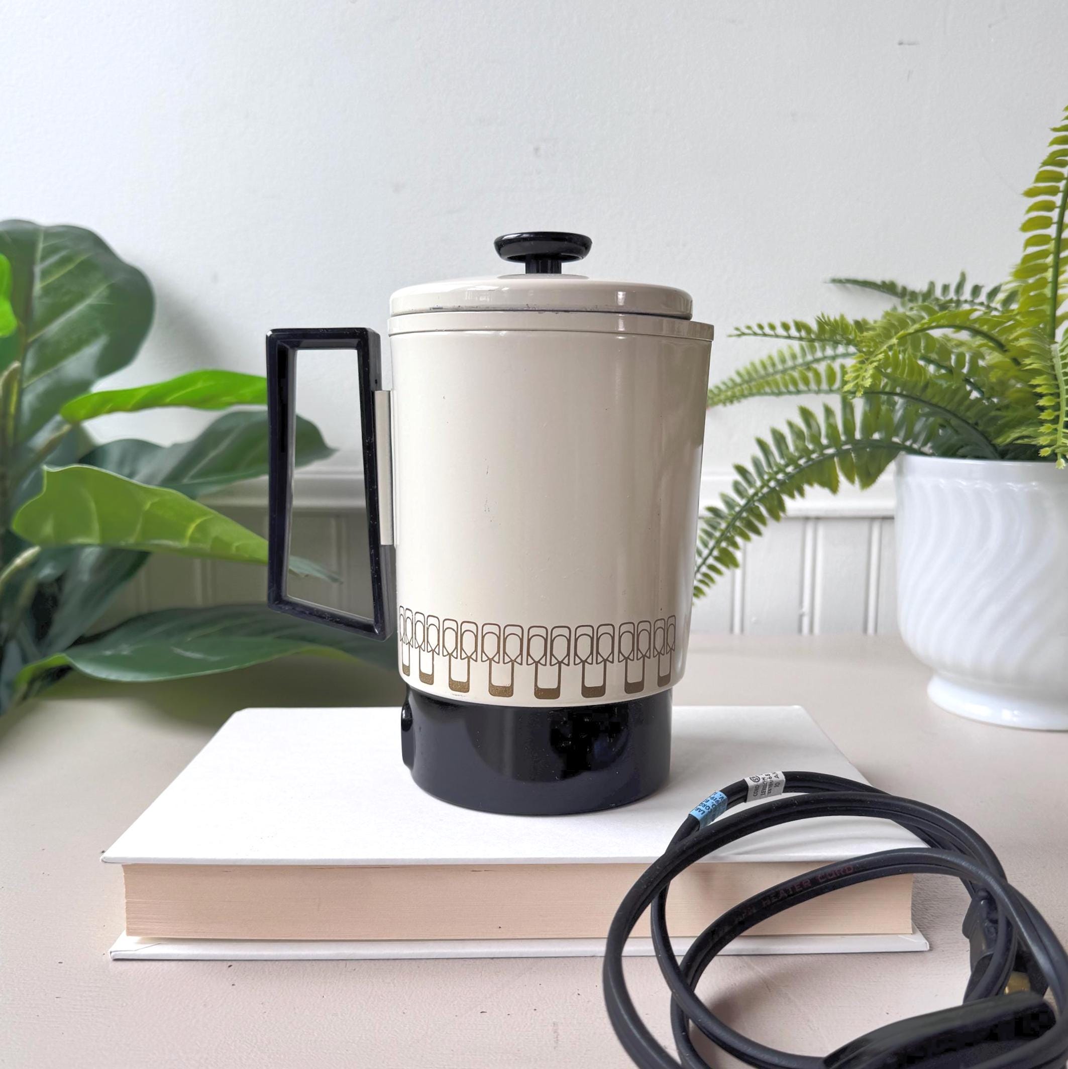 Vintage 1960s Empire Supreme 4-cup Mini Perk Coffee Maker, MCM Mid