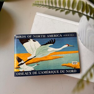Vintage 1962 Birds of North America Album No. 4 with Red Rose Tea Complete Set of Red Rose Collector Cards, Brooke Bond Canada Limited