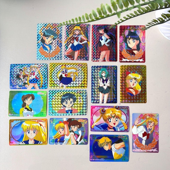 sailor moon holographic cards Sailor Moon Holographic Foil Anime
