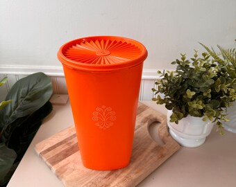 Tupperware To Go - Contenitore Pranzo Clevere Pause 1L Arancione Con Divisorio - Portapranzo Per Ufficio E Scuola