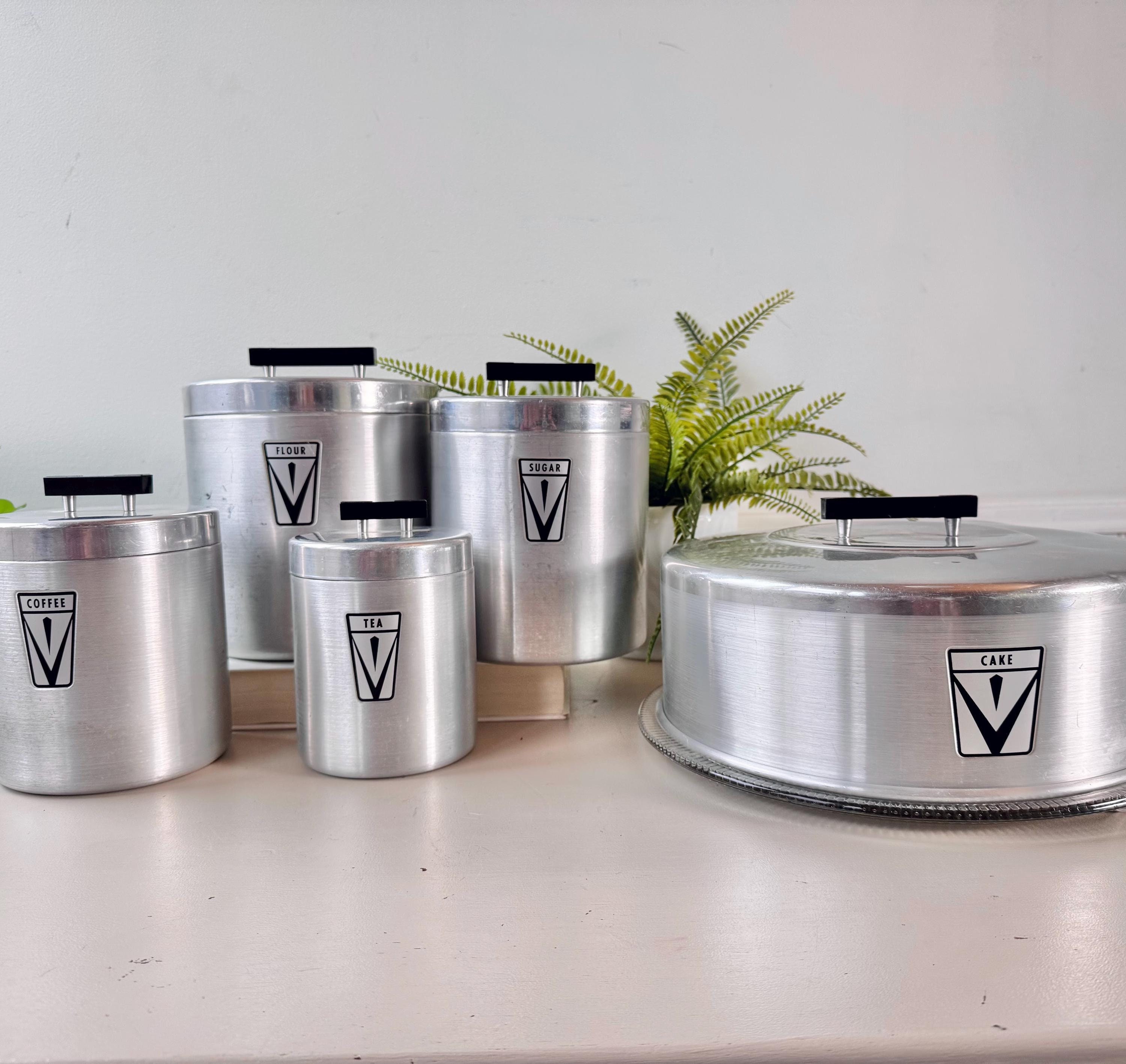 アンティーク クロメックス キャニスター 3個セットKROMEX ビンテージ