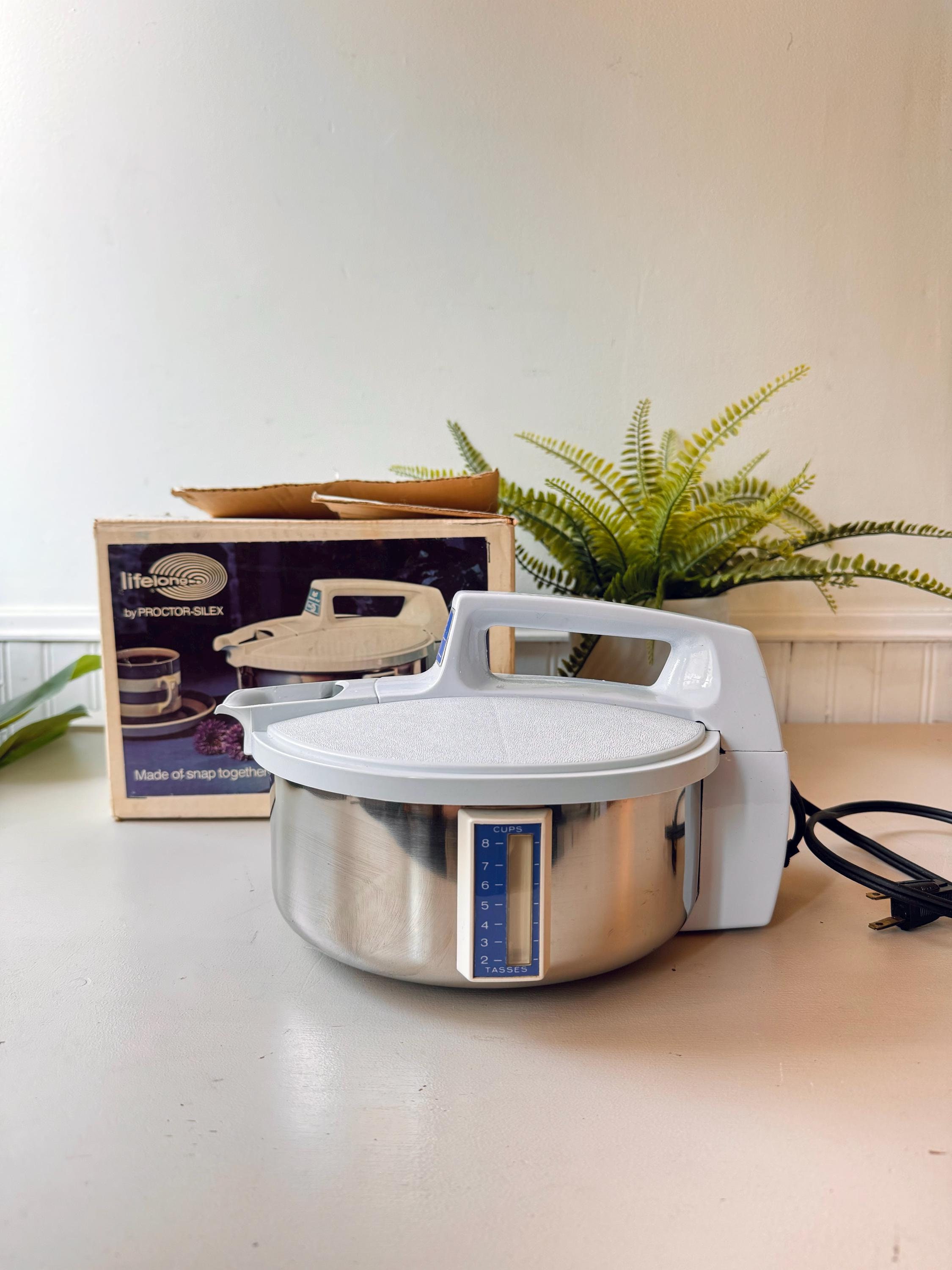 英国製 ヴィンテージケトル ヴィンテージ 1970 年代 Proctor Silex モジュラー電気ケトル、MCM