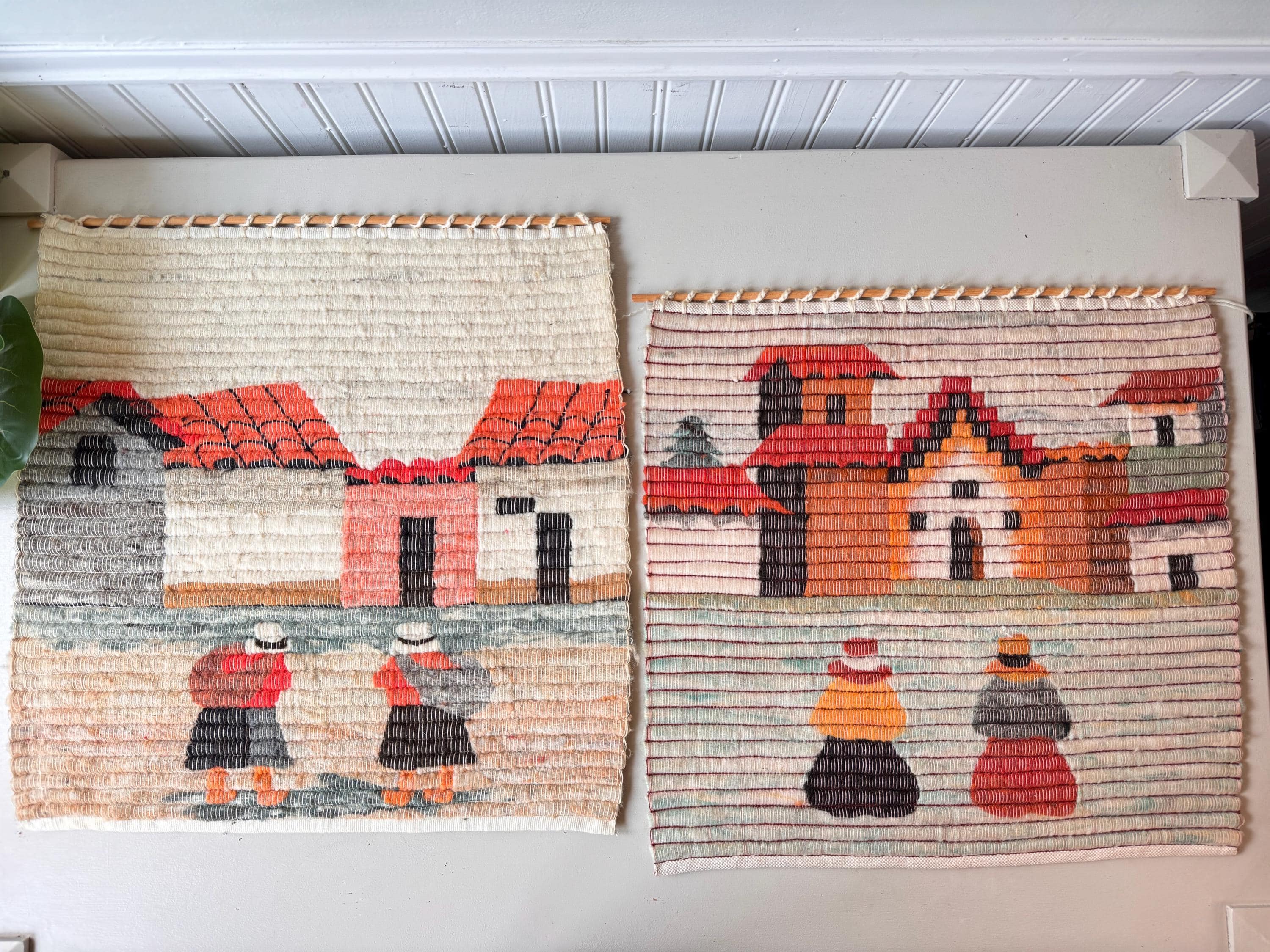 ヴィンテージ ペルー羊毛タペストリー