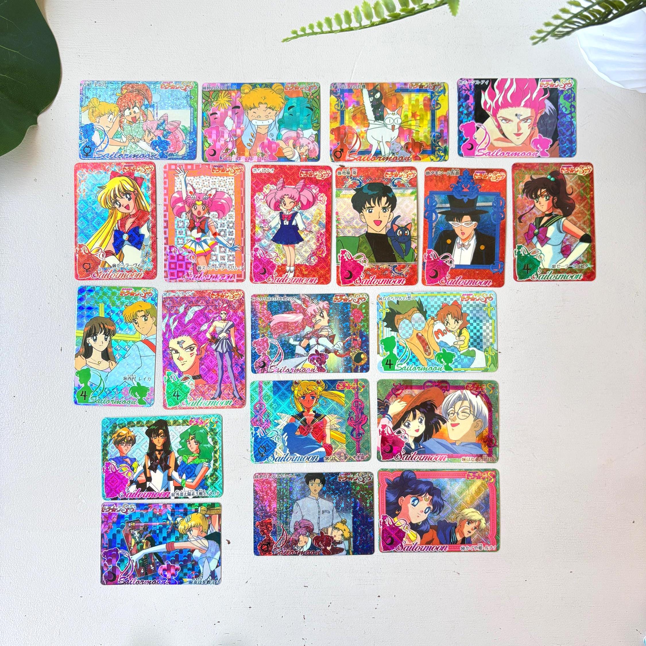 Sailor Moon Supers 1995 Hologram Card Lot 20pc, Bandai Made in