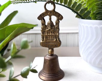 Vintage 1960s Brass St. Paul's London Bell, MCM Mid Century UK Collectible, Keepsake Bell Decor, Travel, London, UK, Memorabilia