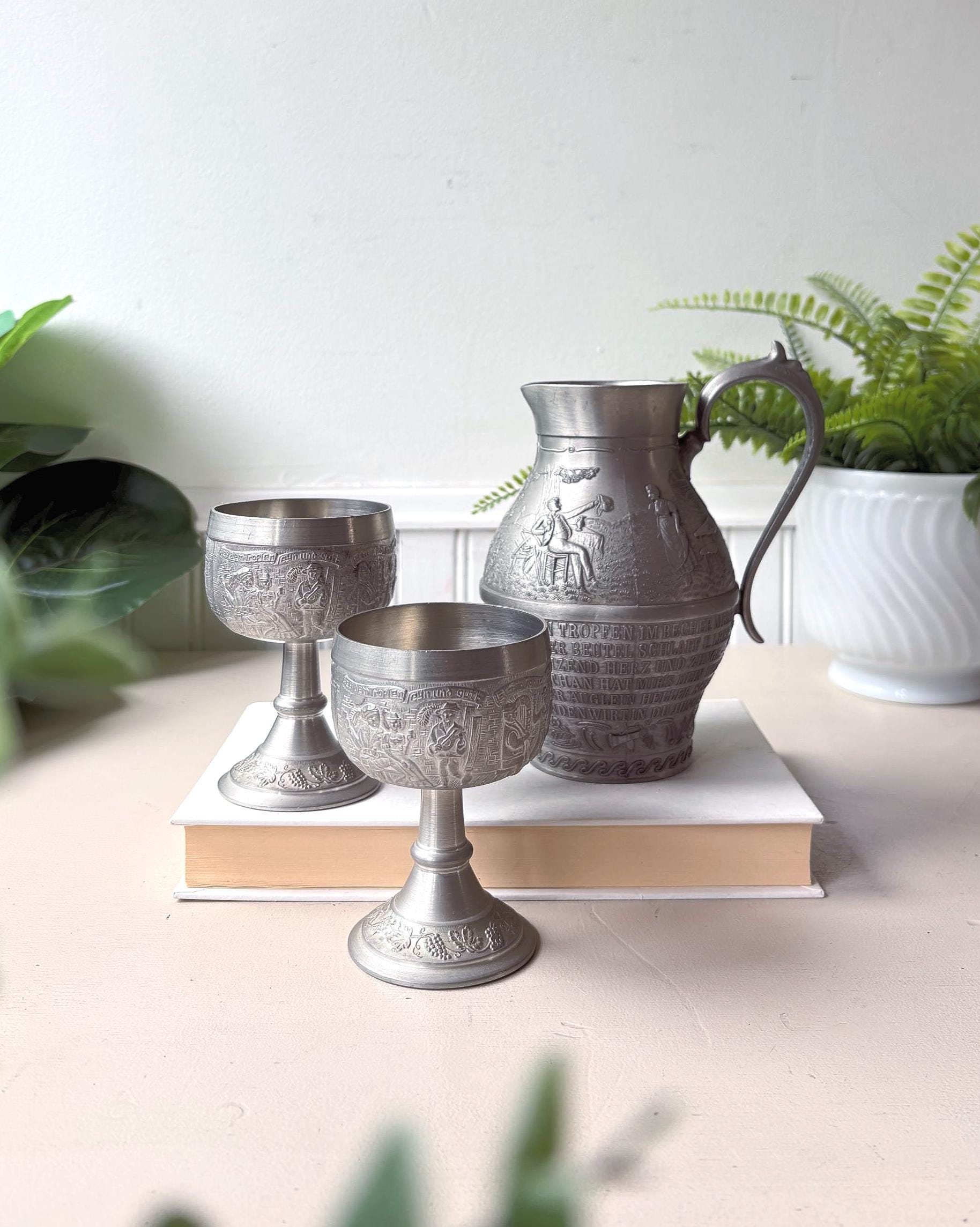 REIN ZINN ピューター水差し ジョウロ Rein zinn pewter - Etsy 日本