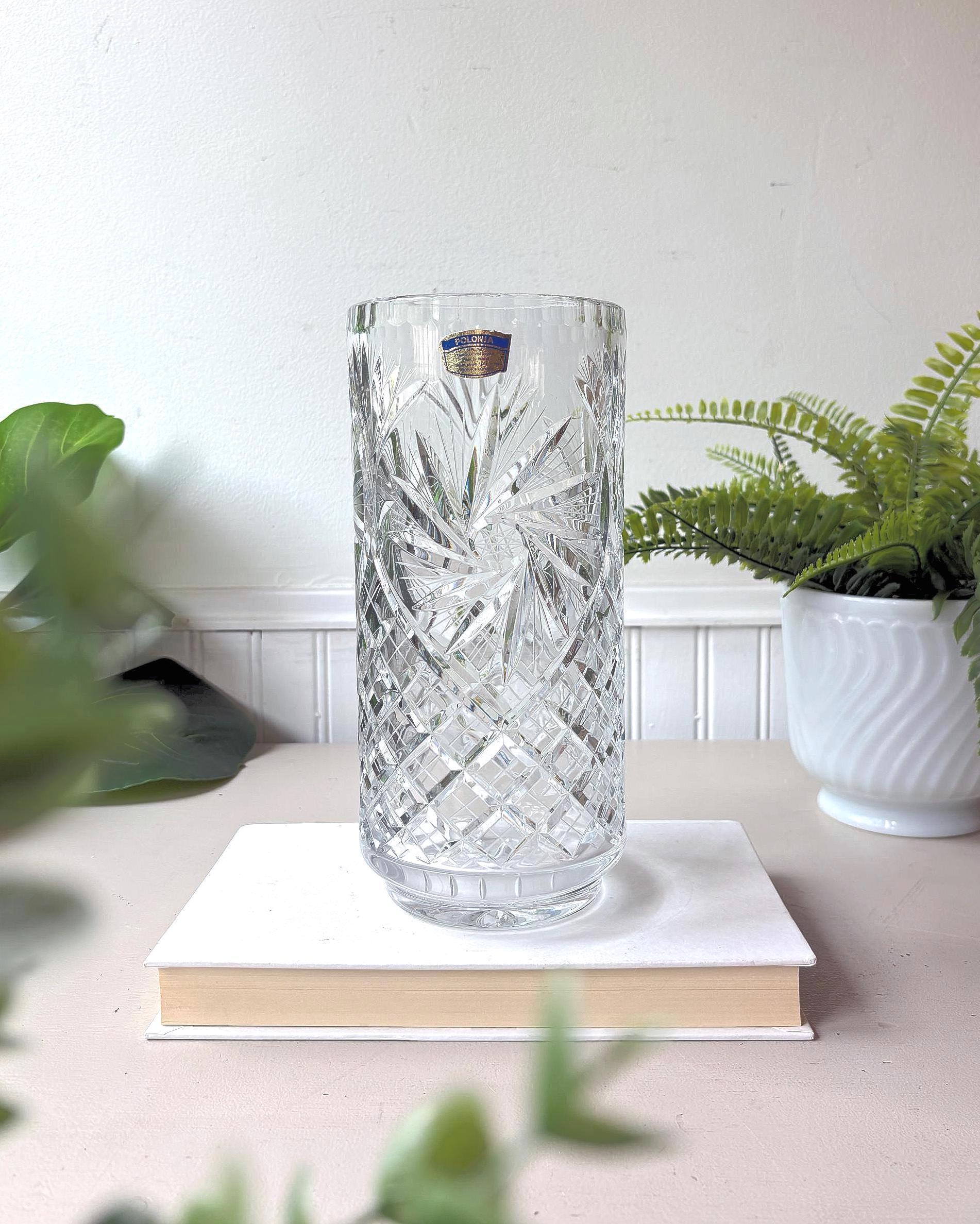 Polonia Crystal Vase - Etsy