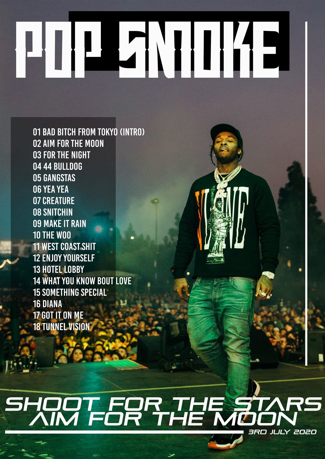 Pop Smoke Poster Hip Hop Poster Rap Poster Rap Art Print Etsy