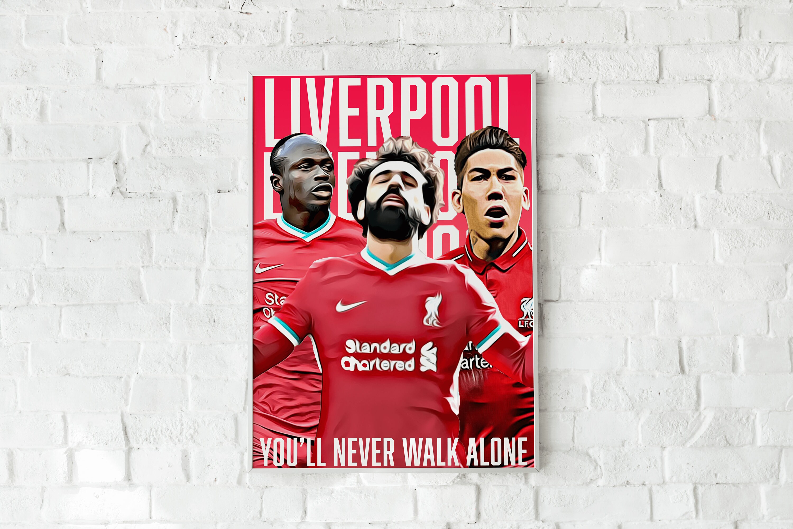 Liverpool FC Poster Football Print Liverpool FC Liverpool Etsy
