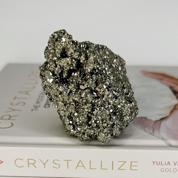 High Quality Pyrite, Pyrite Cluster, Fools Gold, Pyrite Stone, Meditation Crystals, Healing Crystals, Rare Crystals, AA Grade, Pyrite Chunk