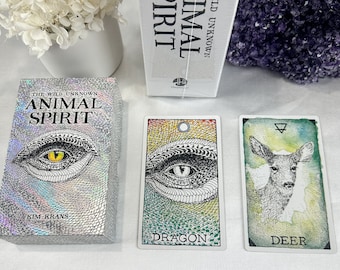 Wild Unknown Animal Spirit Oracle by Kim Krans: A Guided Journey to Self-Discovery- Brand New Oracle Card Deck and Guidebook
