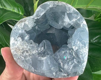 セレスタイトクラスターハート - Etsy 日本