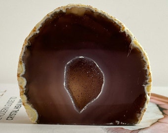 スタンド付き天然高級瑪瑙ジオード AG082 - Etsy 日本