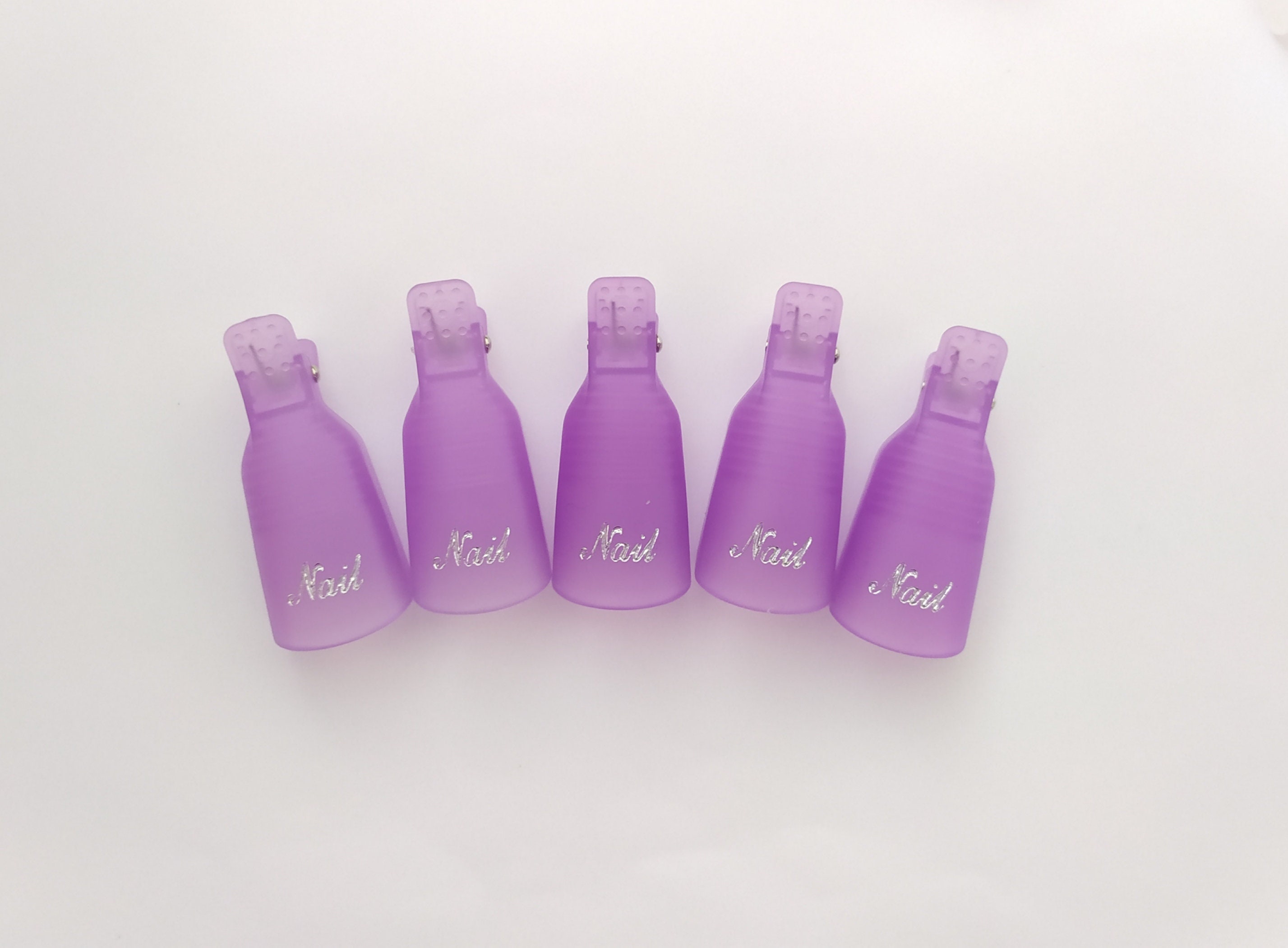 10 X Soak off Nail Caps Nail Clips Gel Polish Remover Caps Etsy