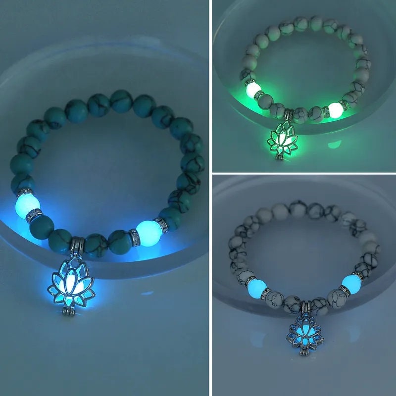 100 bracelets luminescents