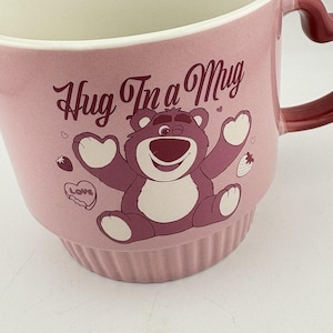 Toy Story 3 Disney Lotso Bear Pink Hug in a Mug Tea Coffee Mug Cup Film VGC image 6
