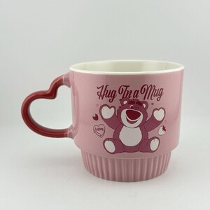 Toy Story 3 Disney Lotso Bear Pink Hug in a Mug Tea Coffee Mug Cup Film VGC image 4