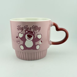 Toy Story 3 Disney Lotso Bear Pink Hug in a Mug Tea Coffee Mug Cup Film VGC image 1