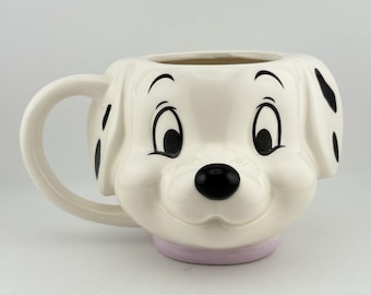 Disney 101 Dalmatians Dog 3D Animation Novelty Drinking Tea Coffee Mug Cup VGC