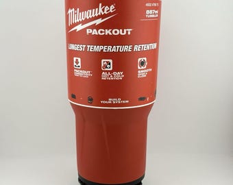 Tazza termica isolante Milwaukee Packout™ per bevande/caffè, 887 ml, nuova, mai usata.