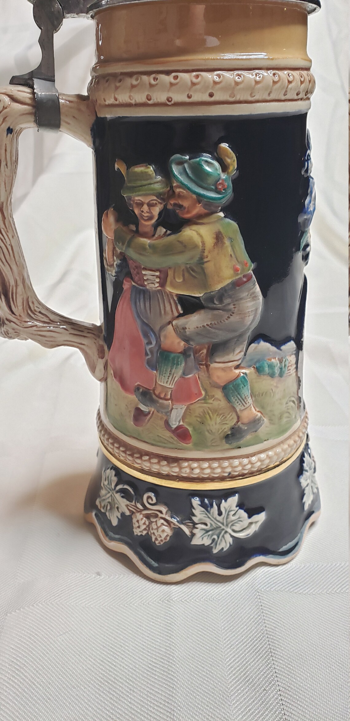 Authentic German Beer Stein Music Box Auf Wiedersehn D.P. Etsy