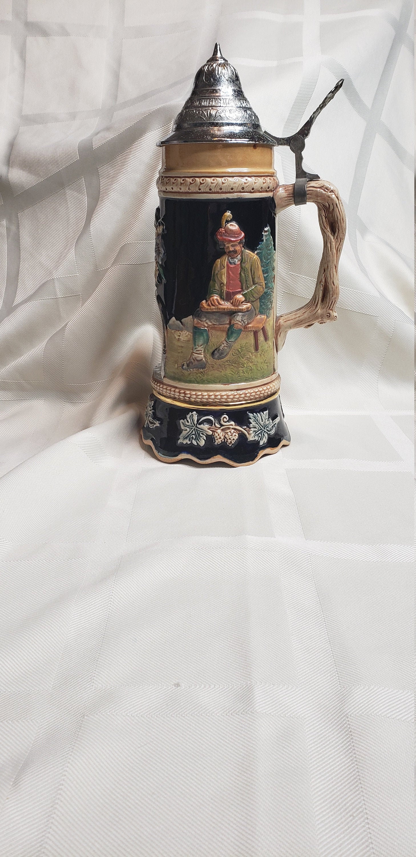 Authentic German Beer Stein Music Box Auf Wiedersehn D.P. Etsy
