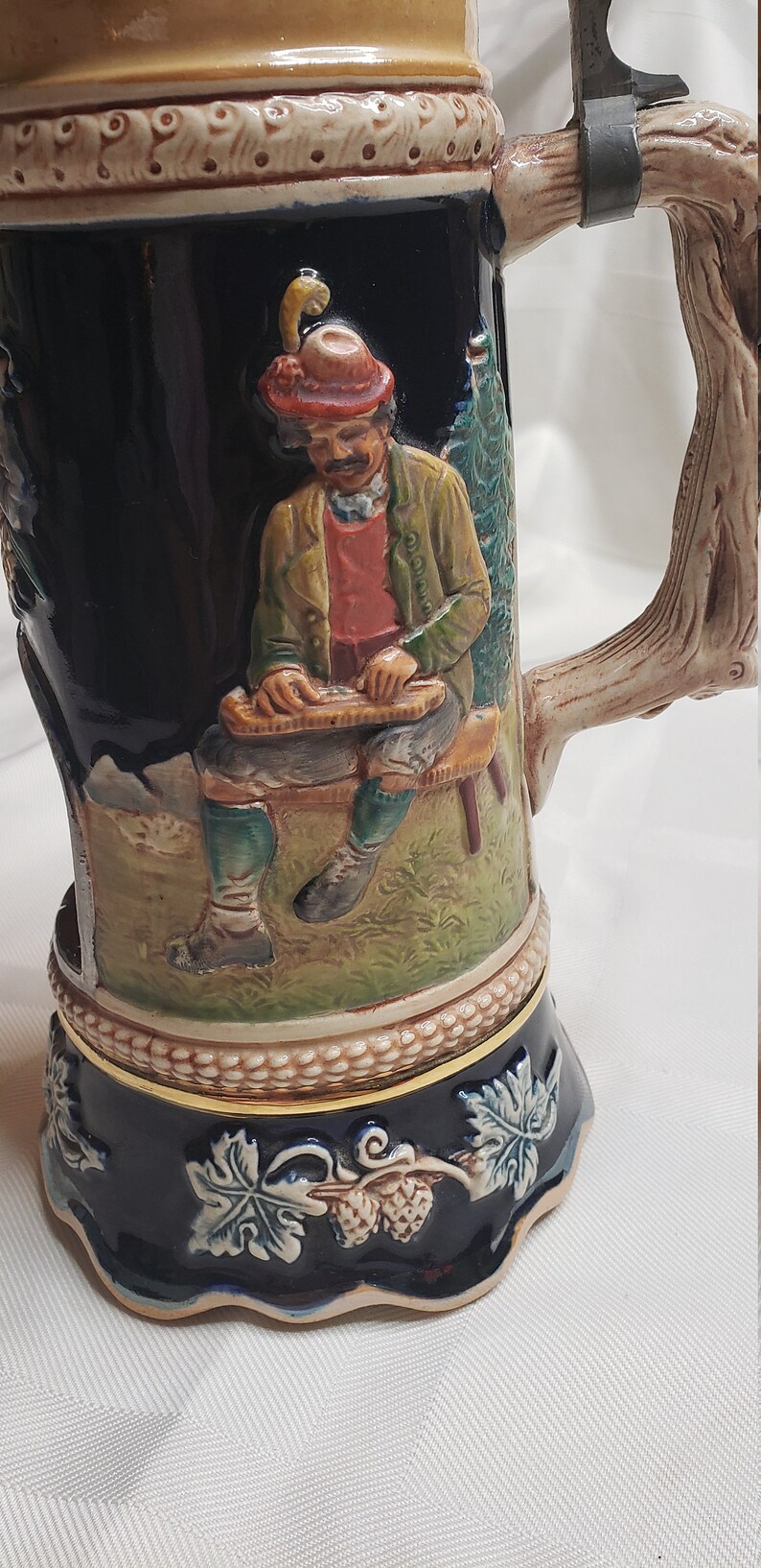 Authentic German Beer Stein Music Box Auf Wiedersehn D.P. Etsy