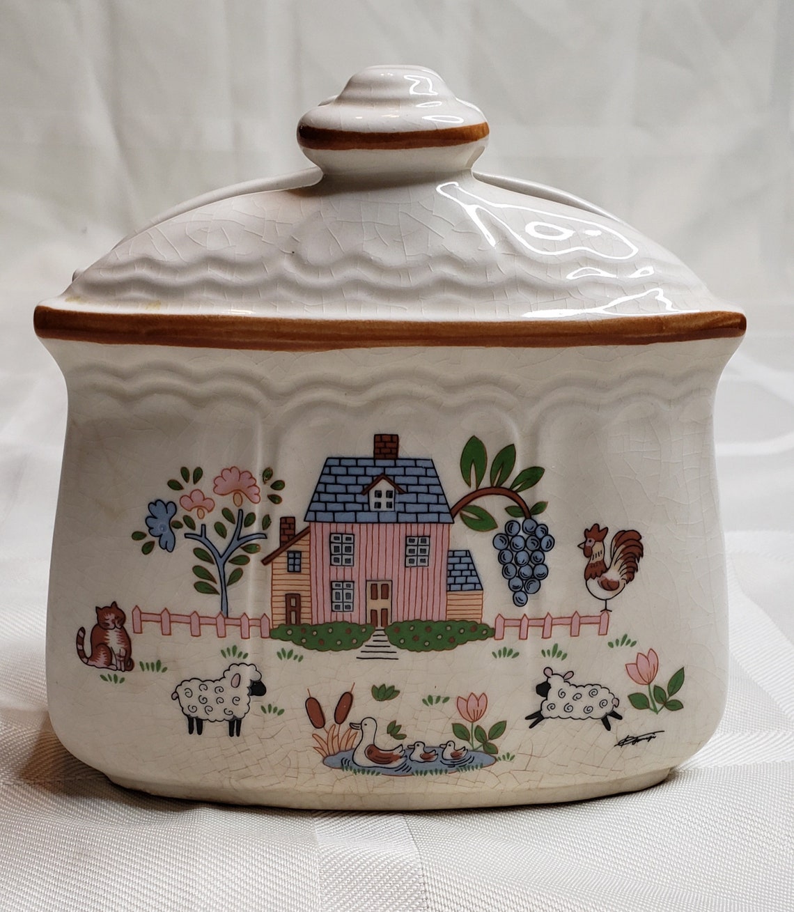 Napkin Holder Country Home Pattern by Jamestown China Etsy