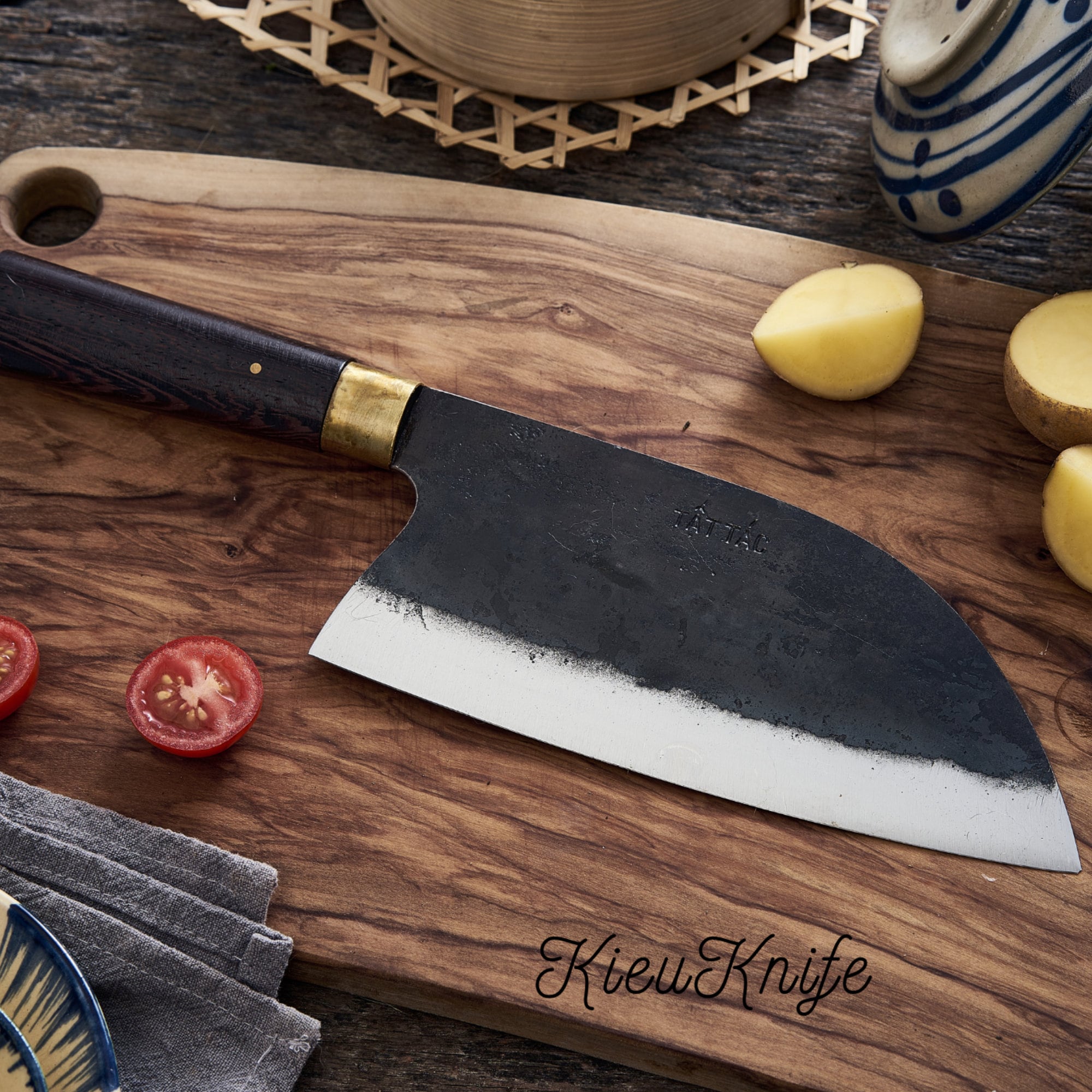 KOTAI Cleaver (Chinese Chef's Knife) - Pakka Collection - 190 mm blade
