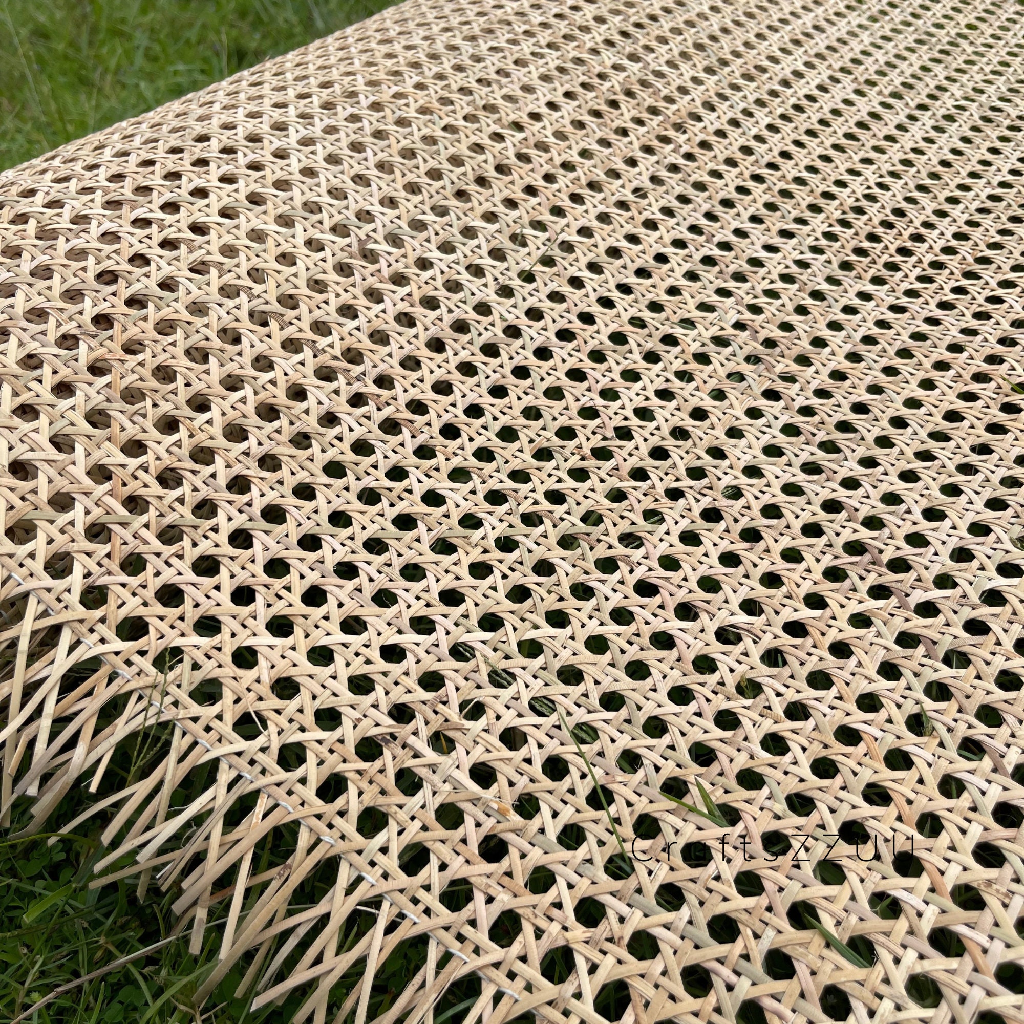 Natural Rattan Square Cane Webbing, Woven Rattan Mesh, Square Rattan  Webbing, Rattan Radio Weave Cane Webbing , Cane Rattan Webbing, 