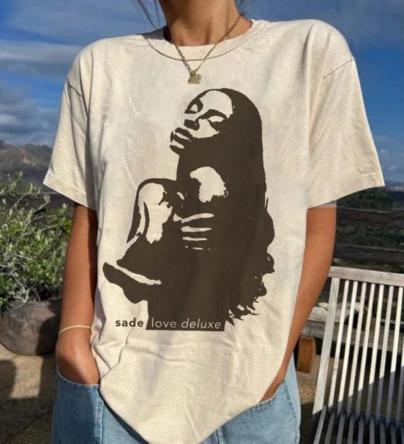 Sade Adu Graphic T-shirt, Vintage Sade T-shirt, 90s Sade Shirt