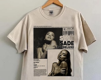 T-shirt graphique Sade Adu, T-shirt Sade vintage, chemise Sade des années 90, chemise de fans de musique, T-shirt Sade Adu, cadeau pour homme, couleur confort pour femme