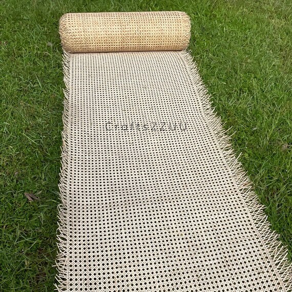 Premium Natural Rattan Cane Webbing Roll, Rattan Hexagon Weave for