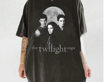 Vintage Twilight Shirt, Retro Twilight Merch T-shirt, Gift For Book Lover Twilight Saga, Vampires Wolves Romance shirt, Edward Cullen Bella