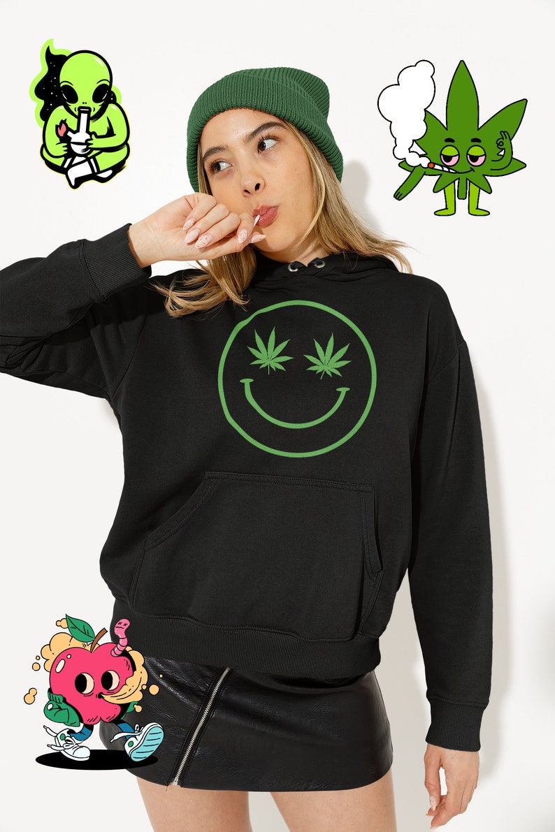 Stoner Girl Weed Face SVG Marijuana 420 Shirt SVG Etsy