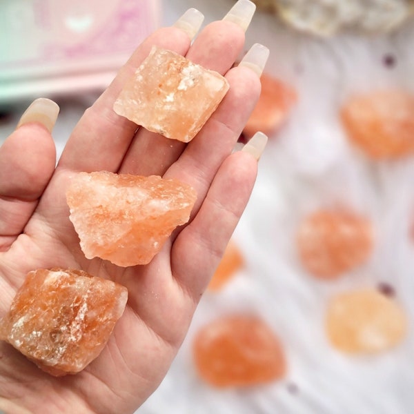 Himalayan Pink Salt Natural Raw Stone | Healing Crystals & Stones | Rough Himalayan Salt Stone | Raw Himalayan Salt | Reiki Healing Crystals