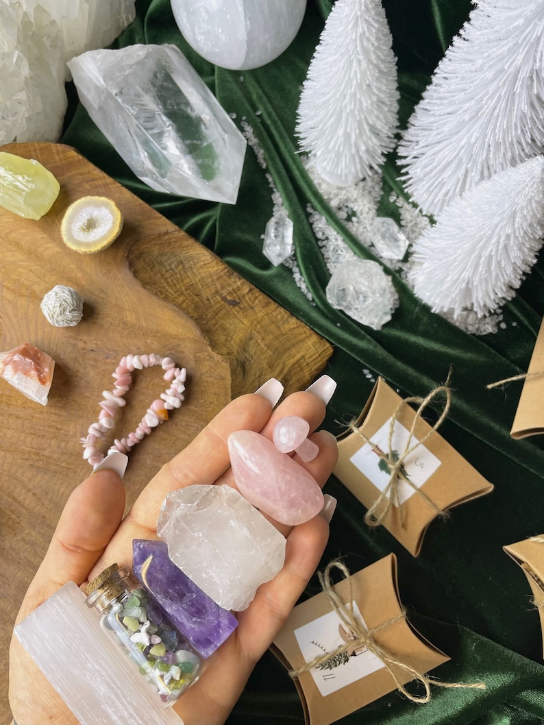 Crystal Advent Calendar Crystal Countdown Calendar Gemstone Etsy