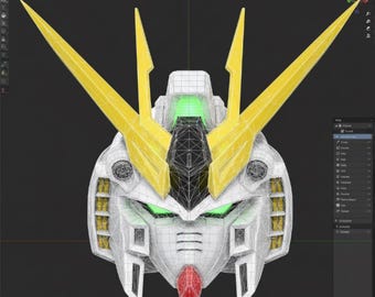 ガンダムRX-93 NU 3Dファイルウェアラブル
