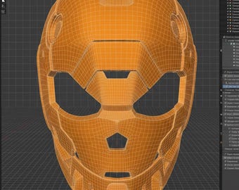 Modelo 3D de casco Cyber Raider: archivo STL de casco mecha Techwear para cosplay, exhibición y armaduras urbanas.