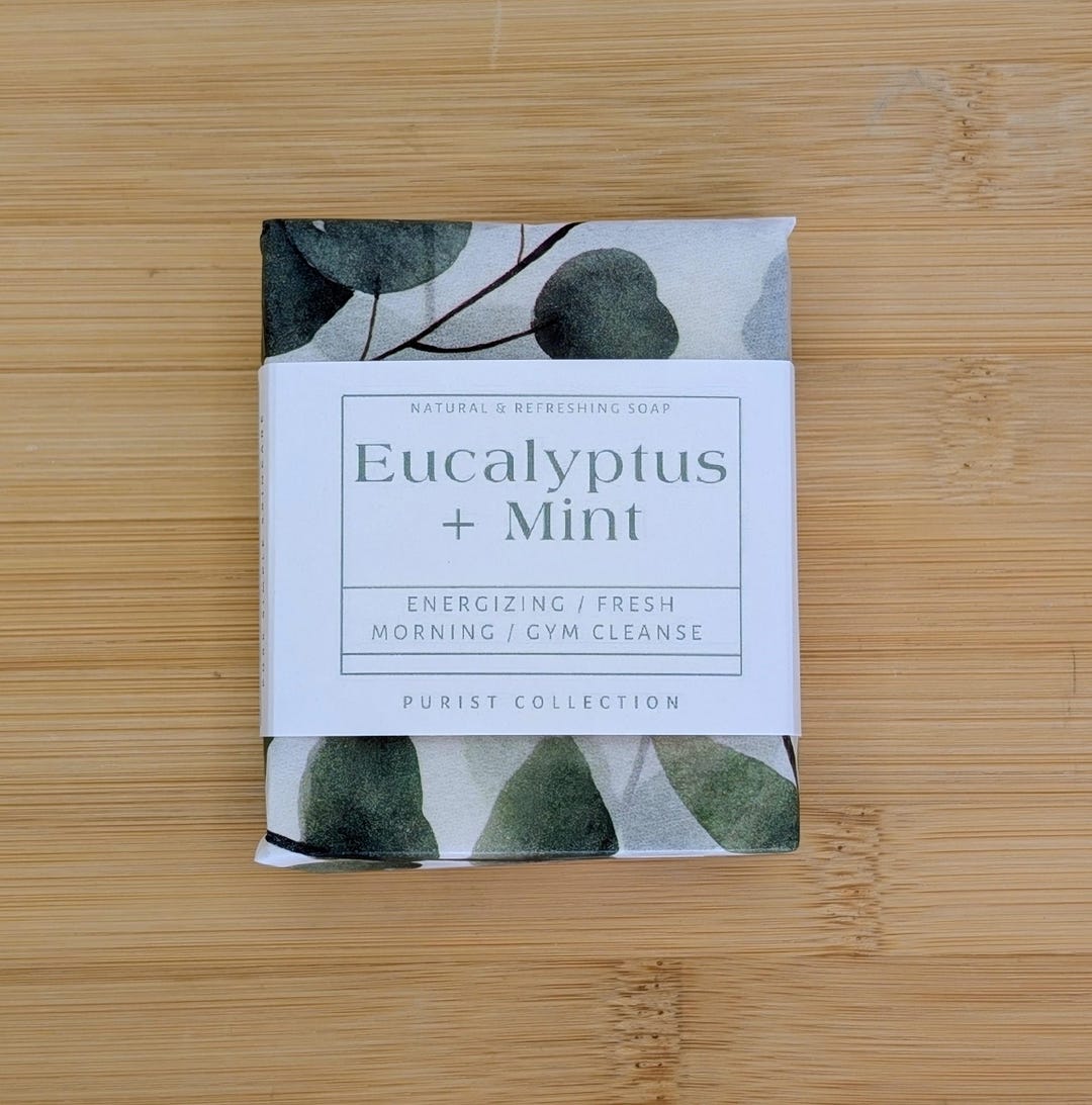 Eucalyptus Mint Soap – All Natural, Handmade Cold Process - Etsy