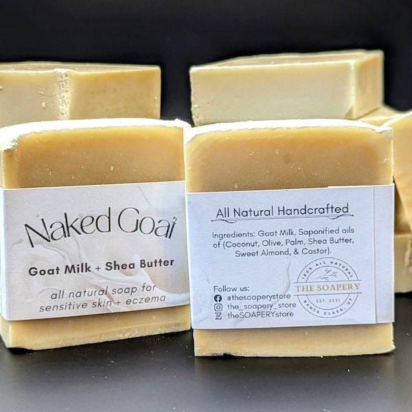 Goat Milk Soap Bar, handcrafted, artisan, all natural, gentle, ecofriendly