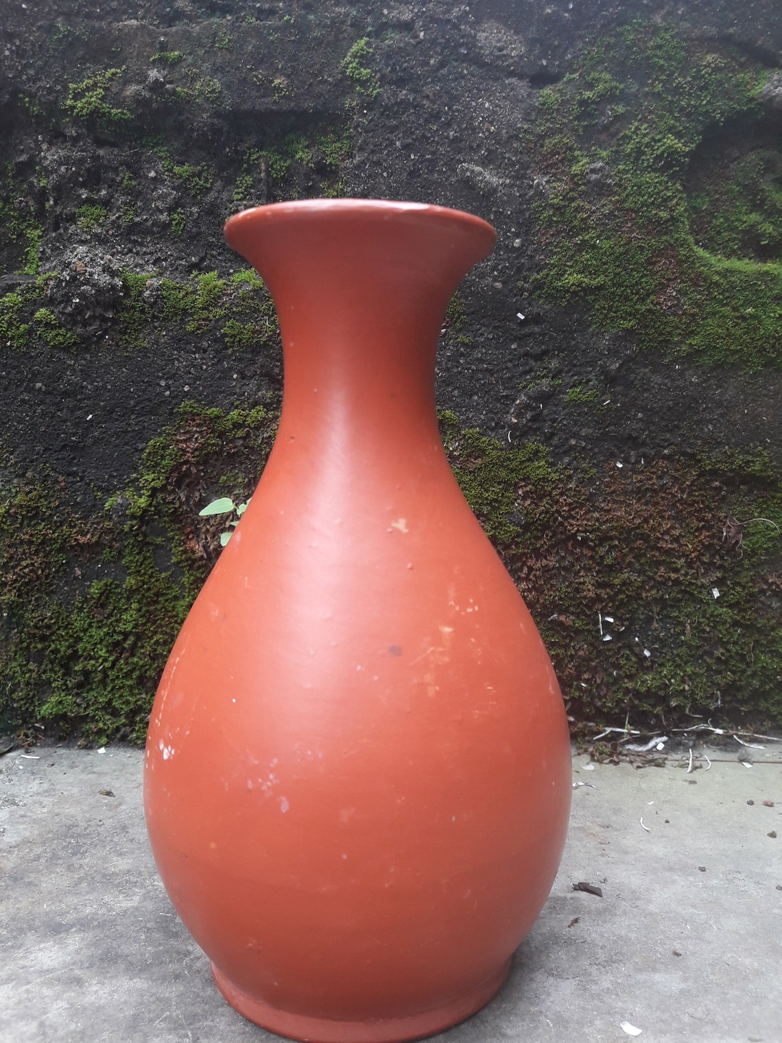 Vase à fleurs en terre cuite / argile | Etsy