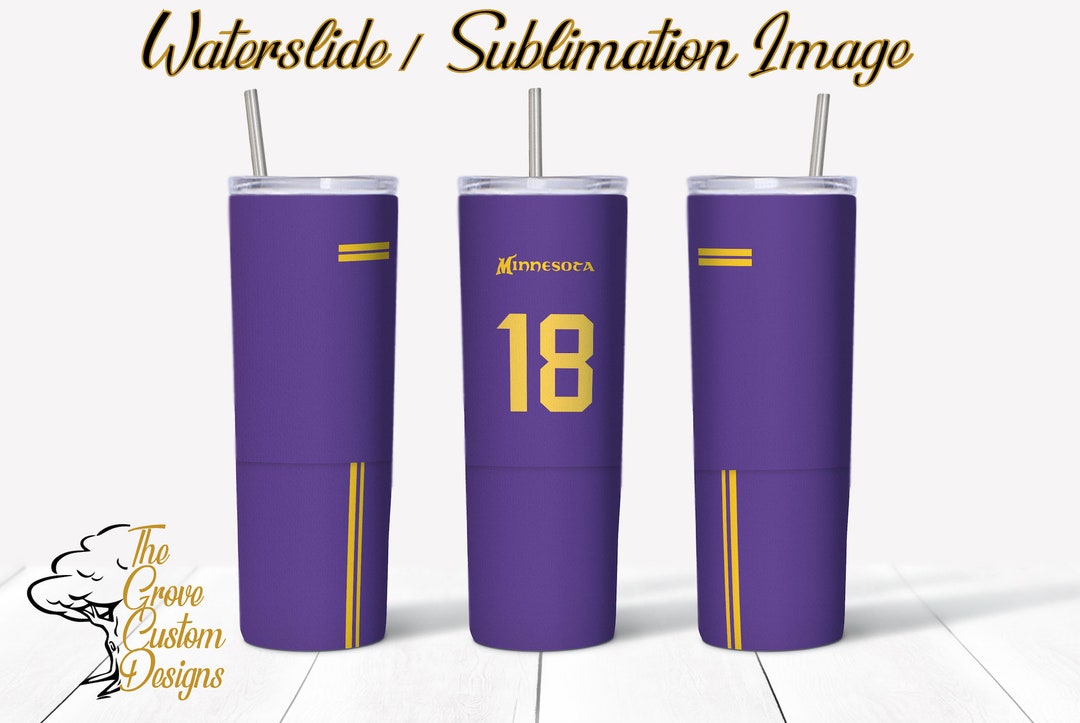 Minnesota Vikings BUNDLE Water Slide Template for - Etsy