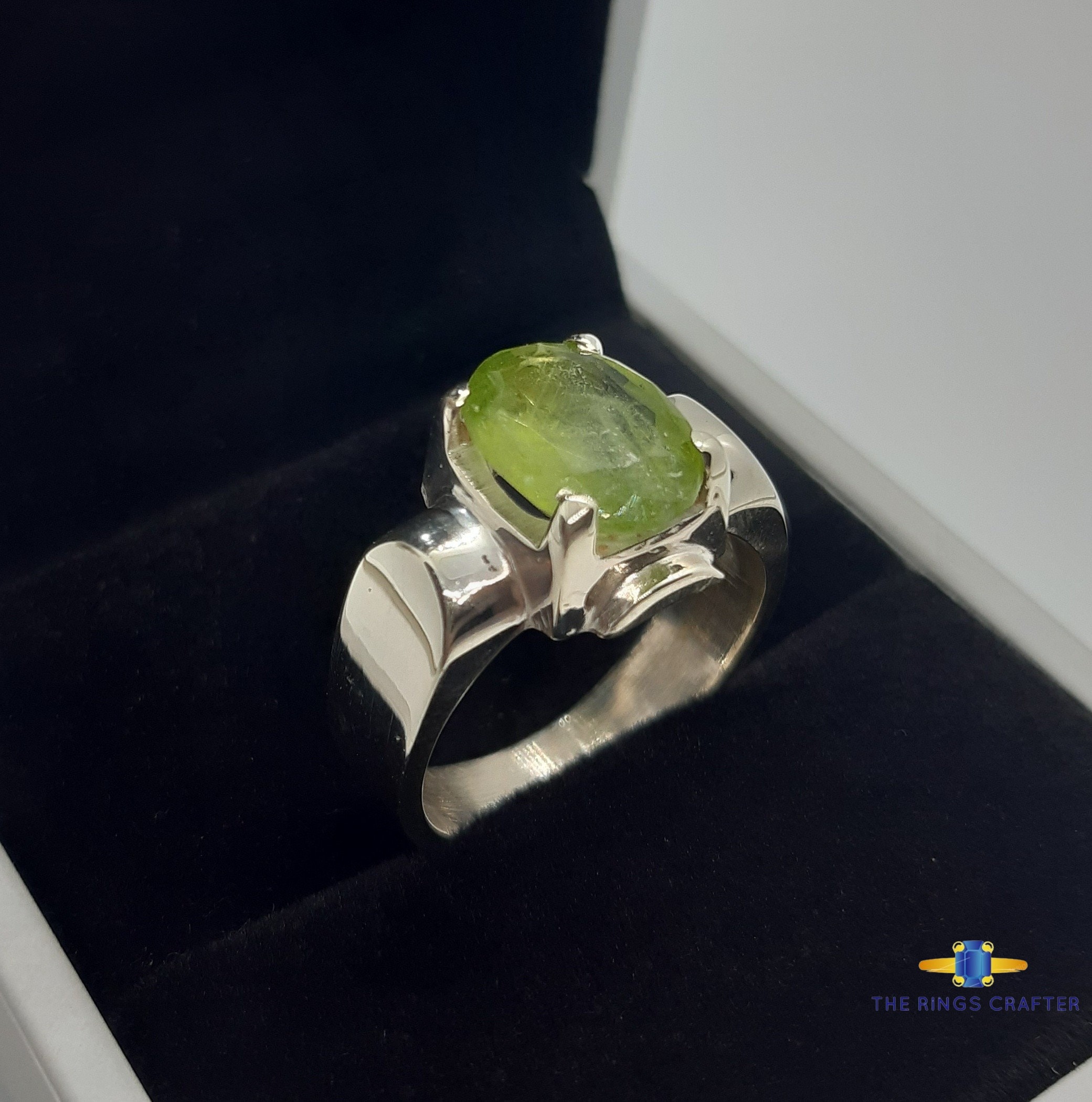 Natural Peridot Ring 925 Sterling Silver Ring August Birthstone Simple Peridot Minimalist Ring Green Oval Cut Peridot Quartz Handmade Ring Etsy