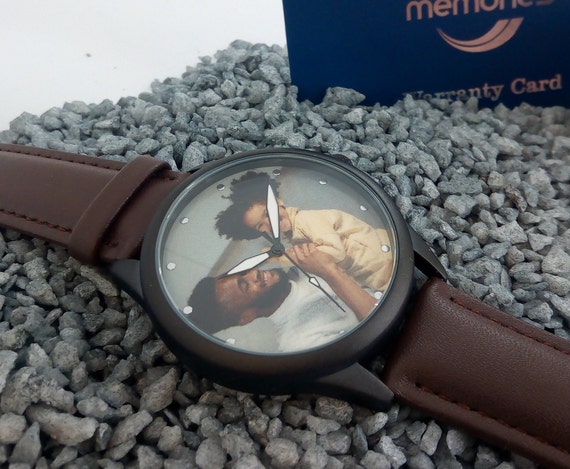 Personalized Gift Men Photo Watch Made in Germany Wrist Watch With
