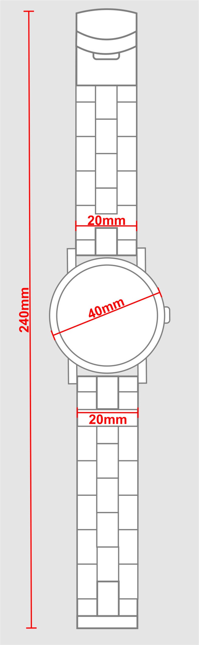 ACDC Schallplatten Uhr, mit eigenem Namen. Ø40mm Armbanduhr Made in Germany, Metallgehäuse Edelstahlband Datumsanzeige 3BAR wasserdicht Bild 7