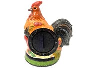 Rare Tracey Porter Stonehouse Farm Collection Hand Painted Resin Rooster Kitchen Timer, Farm Animal Rooster 60 Minute Kitchen Timmer