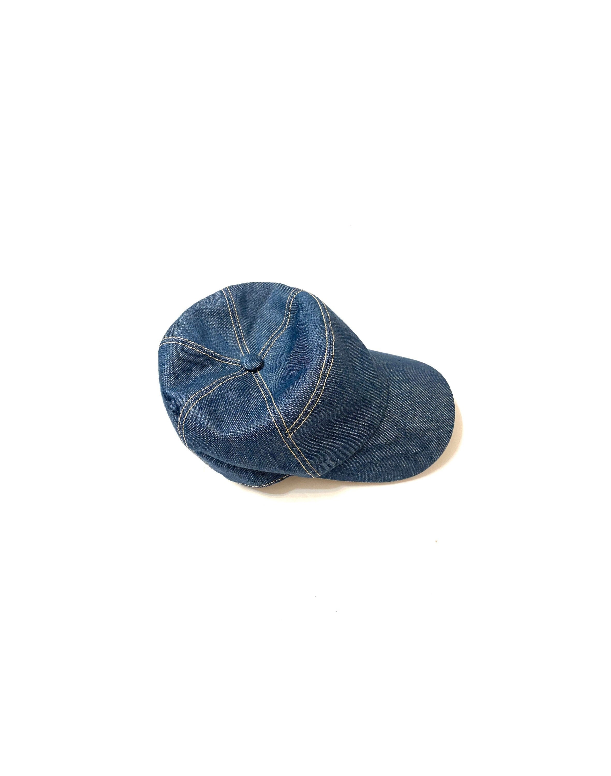 HERMÈS Denim Cap Hat Size 57 - Etsy 